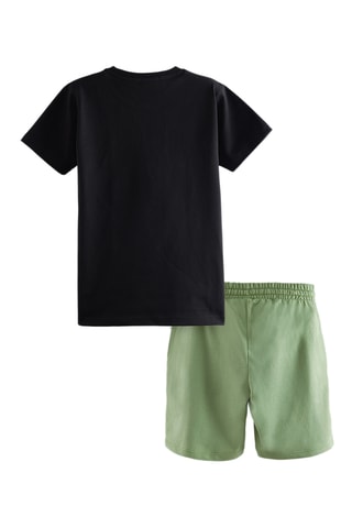 Camiseta y short Start Game - Negro