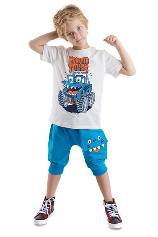 Camiseta y short - Azul