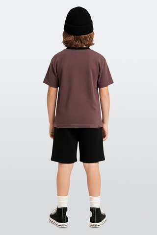 Camiseta y short Smile - Negro