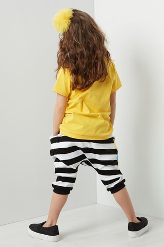 Camiseta y sarouel - Negro y amarillo