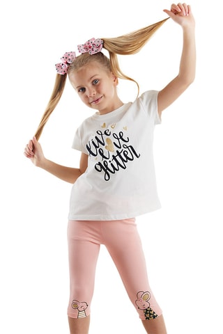 Camiseta y leggings - Rosa