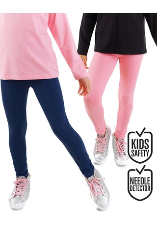 2 leggings - Amarillo, rojo y verde