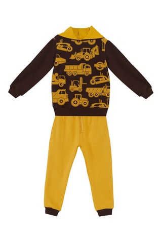 Sudadera y pantalón de chándal - Marrón