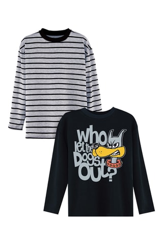 2 camisetas - Azul