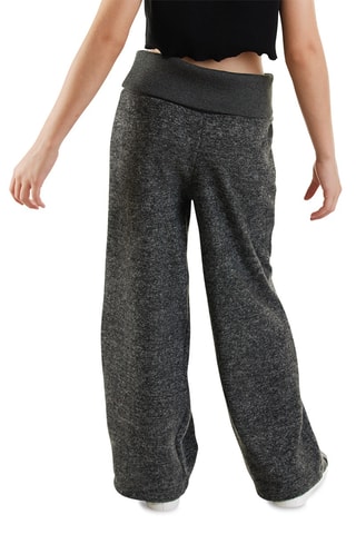 Pantalón wide leg - Negro