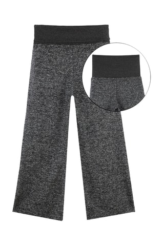 Pantalón wide leg - Negro