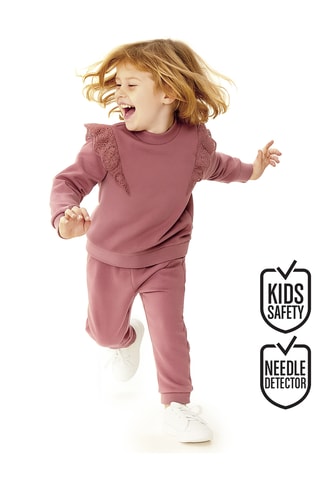 Sudadera y pantalón de chándal - Rosa