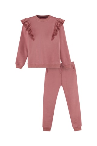 Sudadera y pantalón de chándal - Rosa