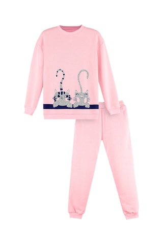 Sudadera y pantalón de chándal - Rosa