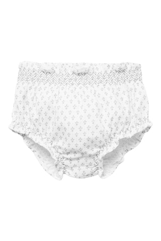 Short coton imprimé - Gris