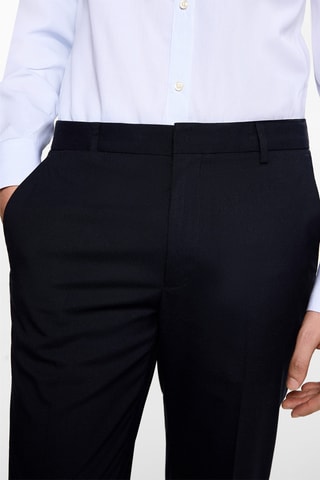Pantalon de costume slim fit - Bleu marine