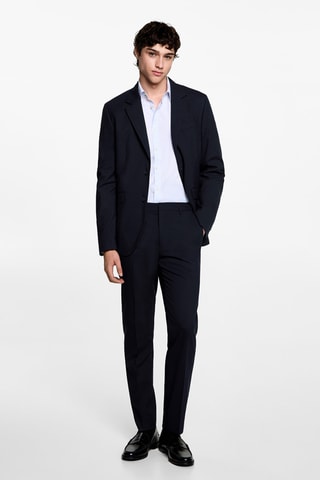Pantalon de costume slim fit - Bleu marine