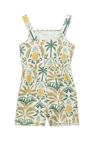 Combinaison en imprimé tropical - Vert