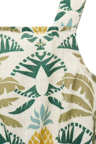 Combinaison en imprimé tropical - Vert