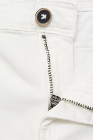 Bermuda coton cargo - Blanc