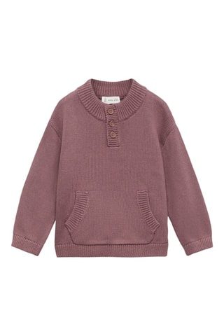 Pull poche kangourou - Rouge