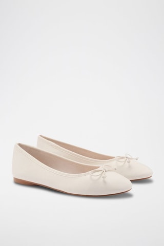 Ballerines noeud - Blanc
