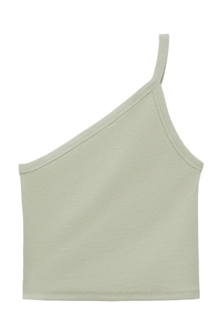 Crop top asymétrique - Vert