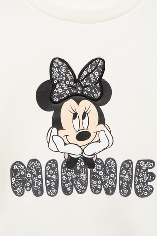 Sweat-shirt Minnie Mouse - Blanc