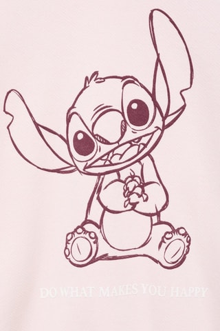 Sweat-shirt Lilo et Stitch - Rose