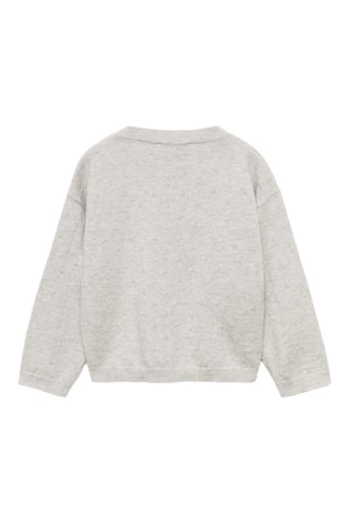 Cardigan maille boutons - Gris