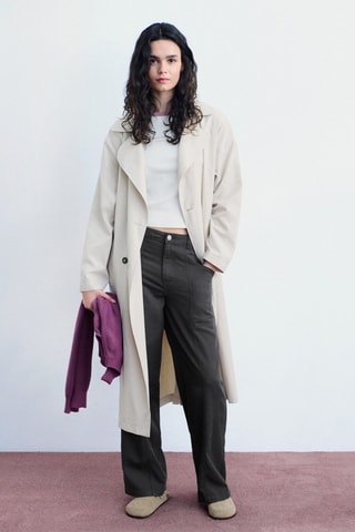 Pantalon droit - Gris