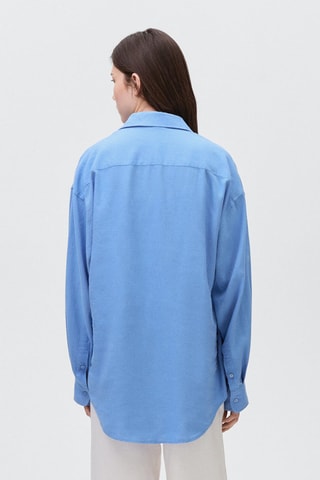 Chemise regular-fit lin - Bleu clair