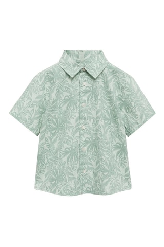 Chemise à imprimé à fleurs - Rose