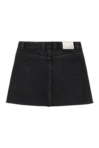 Jupe courte en jean - Noir
