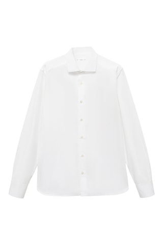 Chemise oxford en coton - Blanc