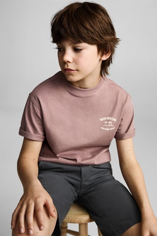Bermuda style chino - Gris