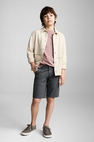 Bermuda style chino - Gris