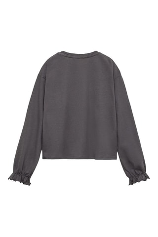 T-shirt imprimé paillettes - Gris