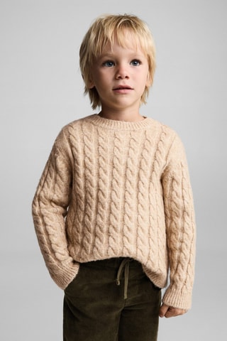Pantalon velours côtelé doublé - Vert