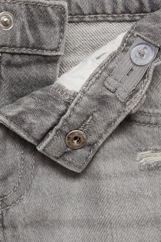 Jean skinny déchirures décoratives - Gris