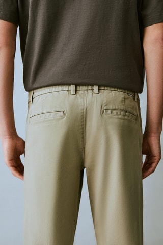 Pantalon chino straight-fit - Vert d'eau