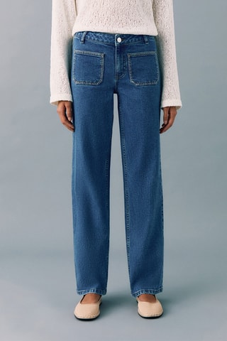 Jean straight fit - Bleu