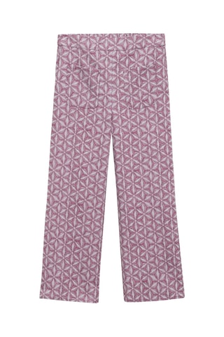 Pantalon imprimé poche - Rose