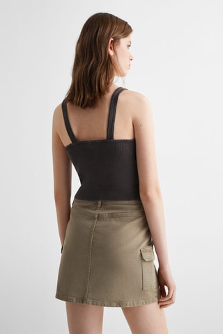 Top à bretelles - Gris