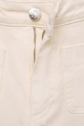Jean flare poches - Blanc