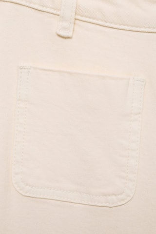 Jean flare poches - Blanc