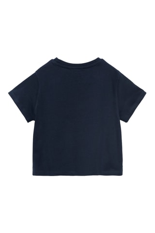 T-shirt imprimé manches courtes - Bleu marine