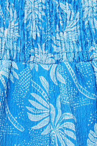 Short à fleurs - Bleu