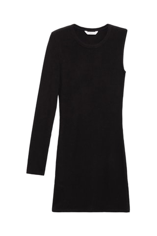 Robe maille sans manches - Noir
