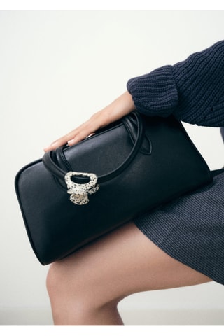 Sac bowling similicuir - Noir
