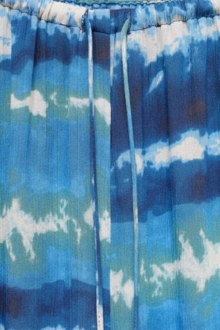 Pantalon imprimé tie-dye - Bleu