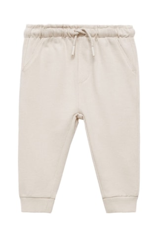 Pantalon jogger coton - Beige