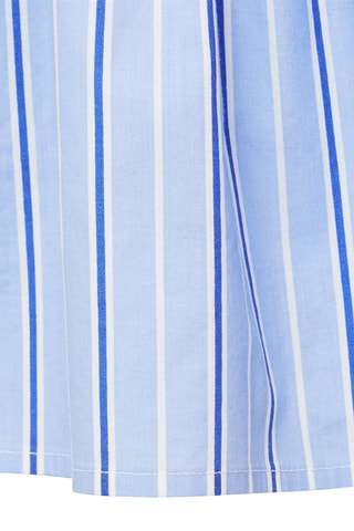 Jupe courte froncée - Bleu
