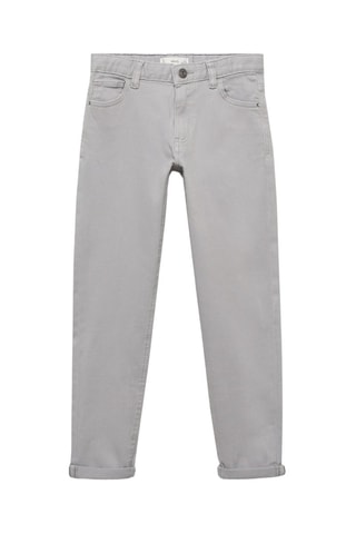 Pantalon droit - Gris