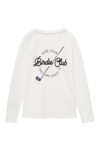 T-shirt coton imprimé - Blanc